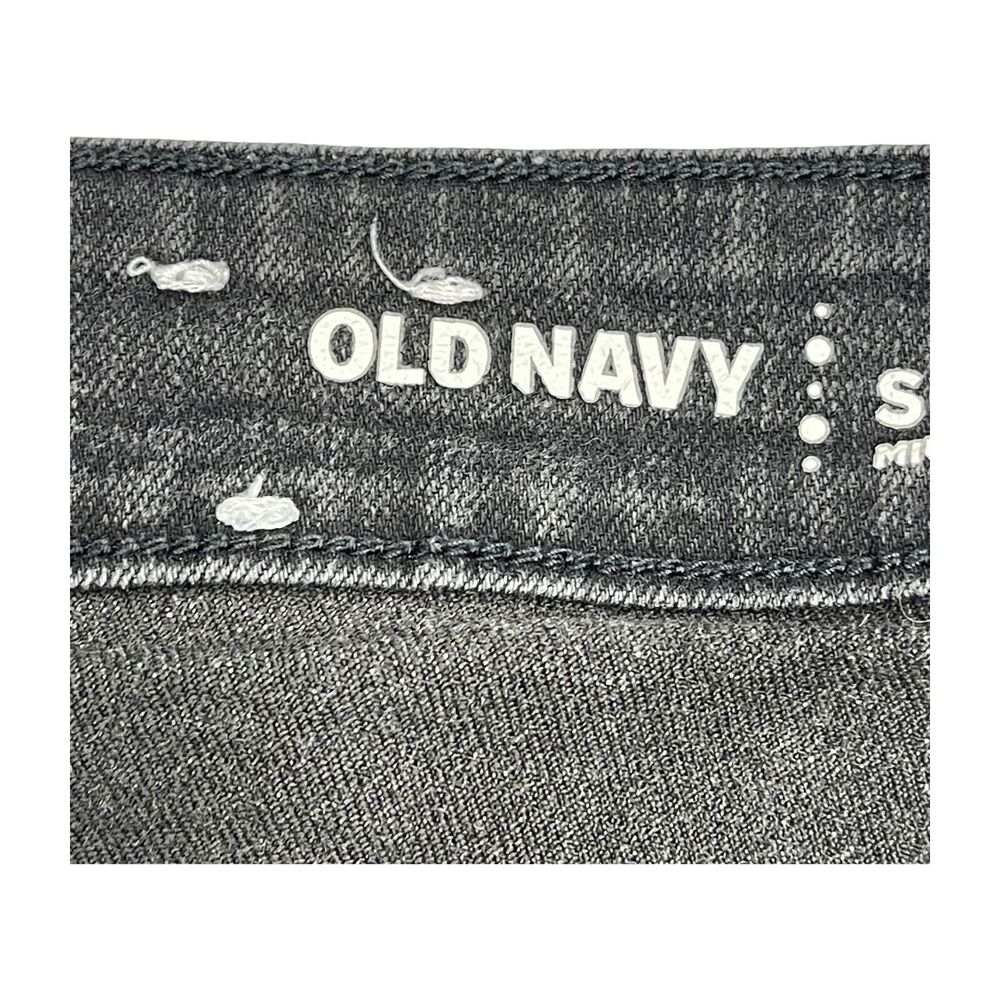 Old Navy Jeans Women's 16 Black Denim Cotton Super Skinny Leg Classic Mid-Rise - Picture 7 of 8